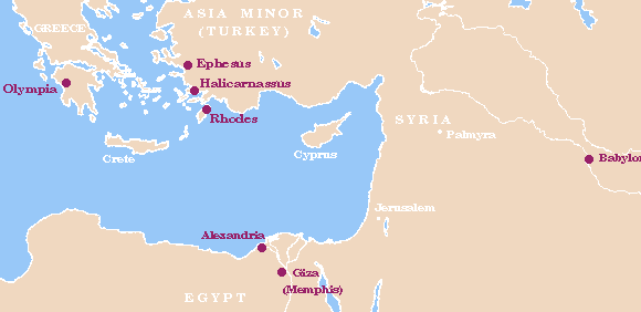Carte de la Mediterannee